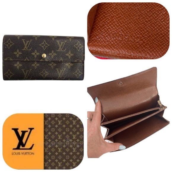 Louis Vuitton Sarah GM Damier Monogram Long Wallet